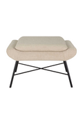 50's Inspired Upholstered Footstool | Ethnicraft Barrow