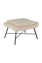 50's Inspired Upholstered Footstool | Ethnicraft Barrow