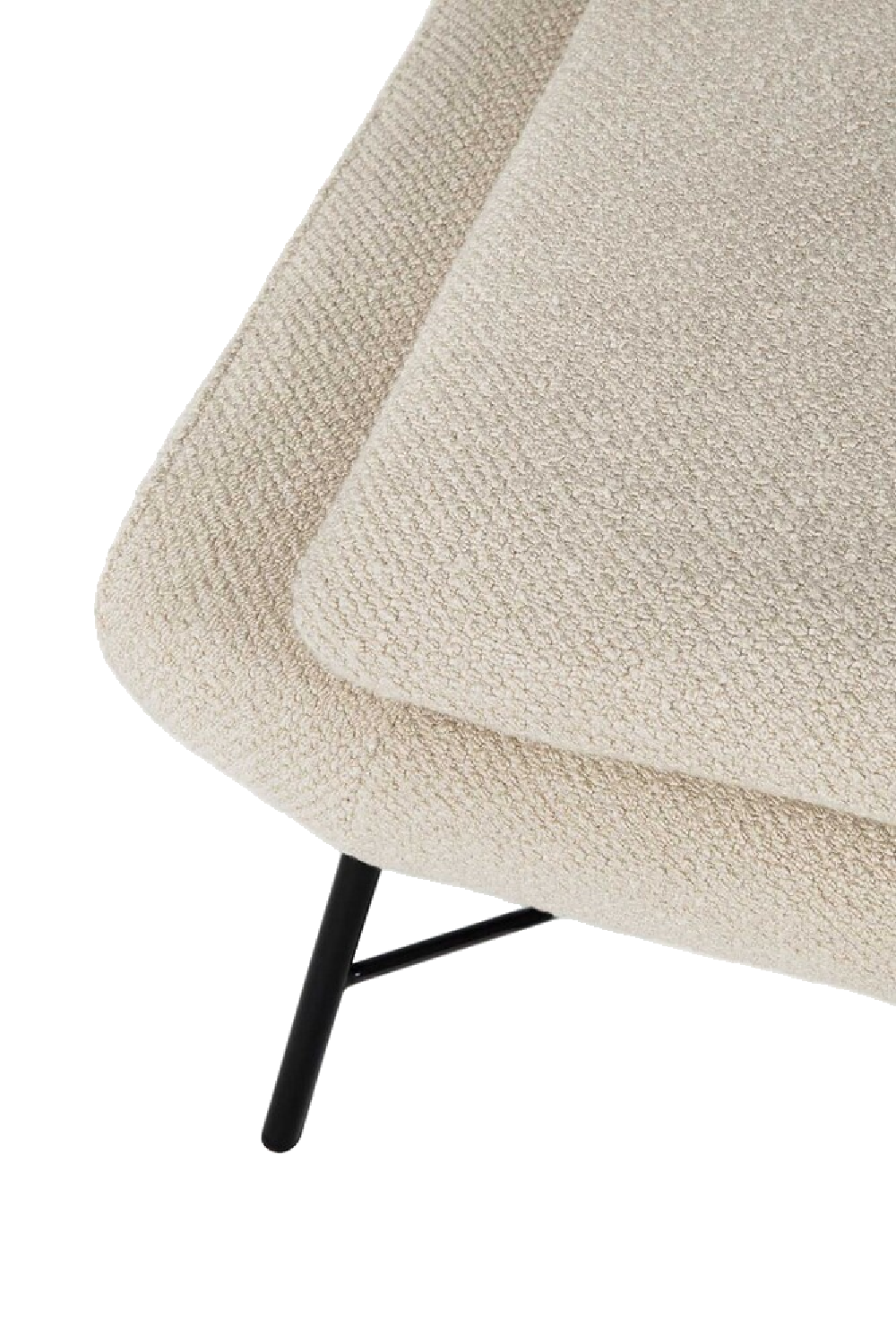 50's Inspired Upholstered Footstool | Ethnicraft Barrow