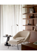 50's Inspired Upholstered Footstool | Ethnicraft Barrow