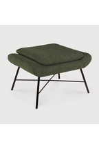 50's Inspired Upholstered Footstool | Ethnicraft Barrow