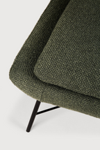 50's Inspired Upholstered Footstool | Ethnicraft Barrow