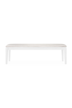 3-Seater Teak Cushioned Outdoor Bench | Ethnicraft Bok