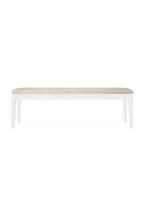 3-Seater Teak Cushioned Outdoor Bench | Ethnicraft Bok