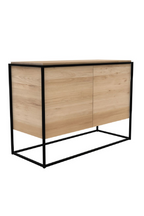 2-Door Wooden Oak Sideboard | Ethnicraft Monolit