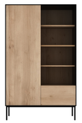 1-Door Oak Wood Cabinet | Ethnicraft Blackbird
