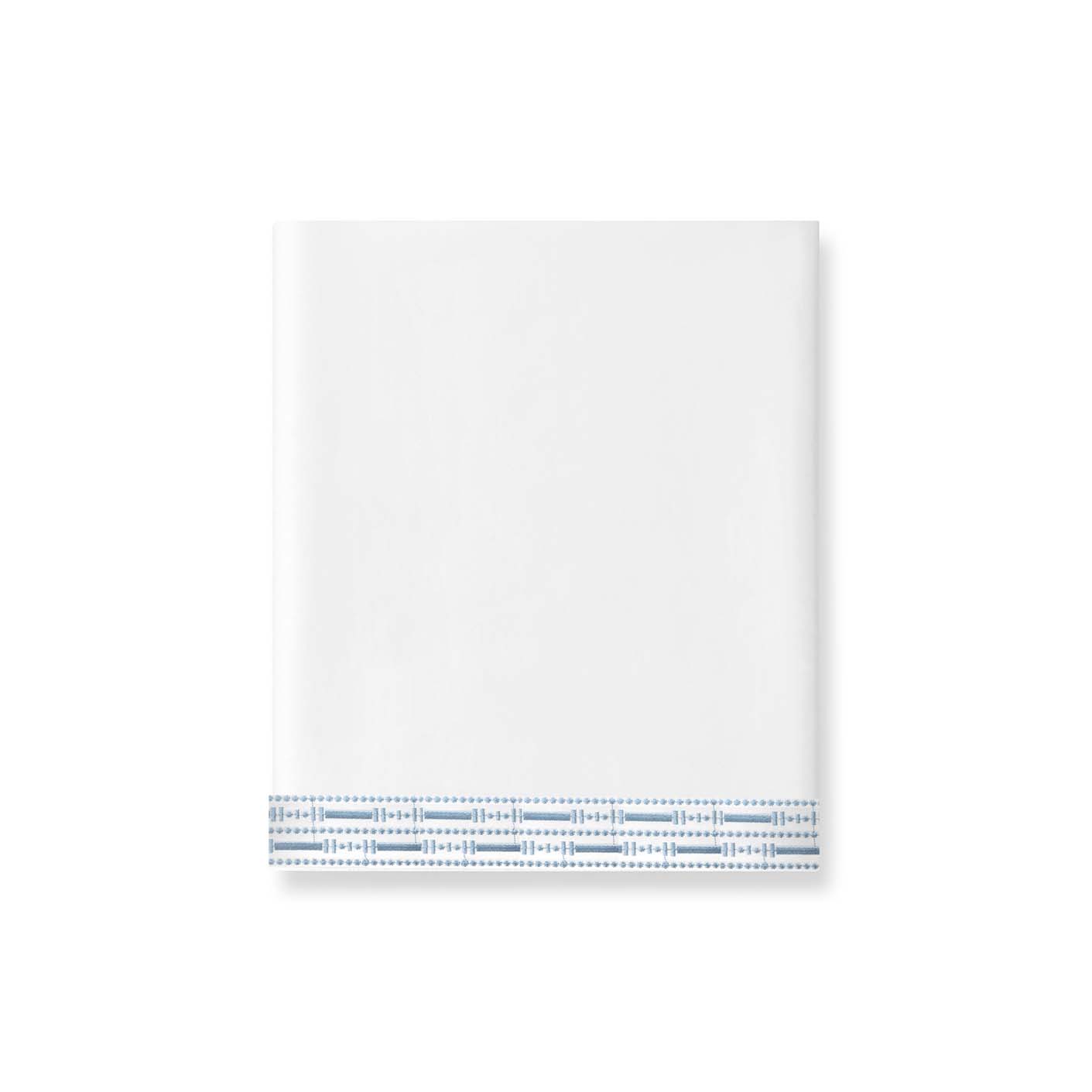 400TC Percale Embroidered Flat Sheet | Amalia Home Mem¨®ria