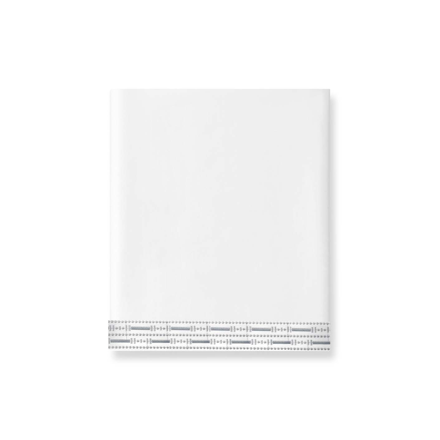 400TC Percale Embroidered Flat Sheet | Amalia Home Mem¨®ria