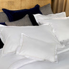 800TC Percale Bordered Sham Set | Amalia Home Gard¨¦nia