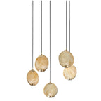 5-Round Glass Hanging Lamp | Masiero Horo