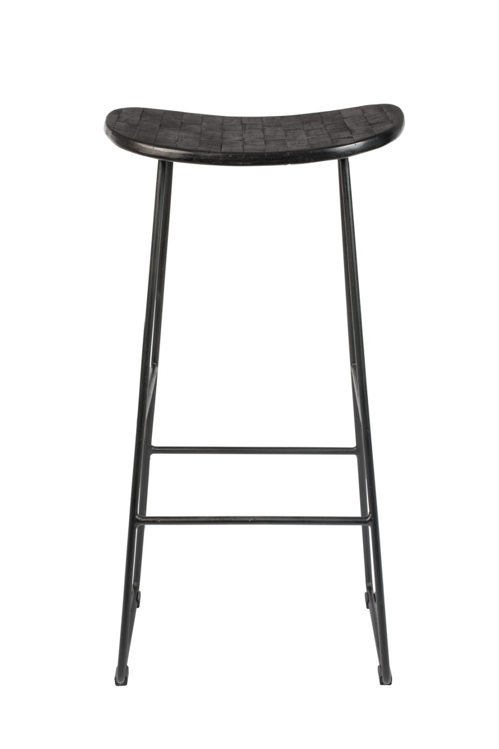 (Open Box) Wood Saddle Bar Stool | DF Tangle
