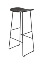 (Open Box) Wood Saddle Bar Stool | DF Tangle