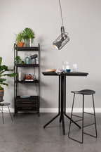 (Open Box) Wood Saddle Bar Stool | DF Tangle