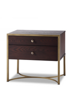 2-Drawer Brown Bedside Table | Liang & Eimil Rivoli
