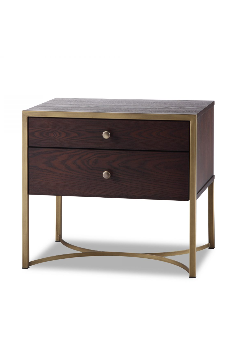 2-Drawer Brown Bedside Table | Liang & Eimil Rivoli