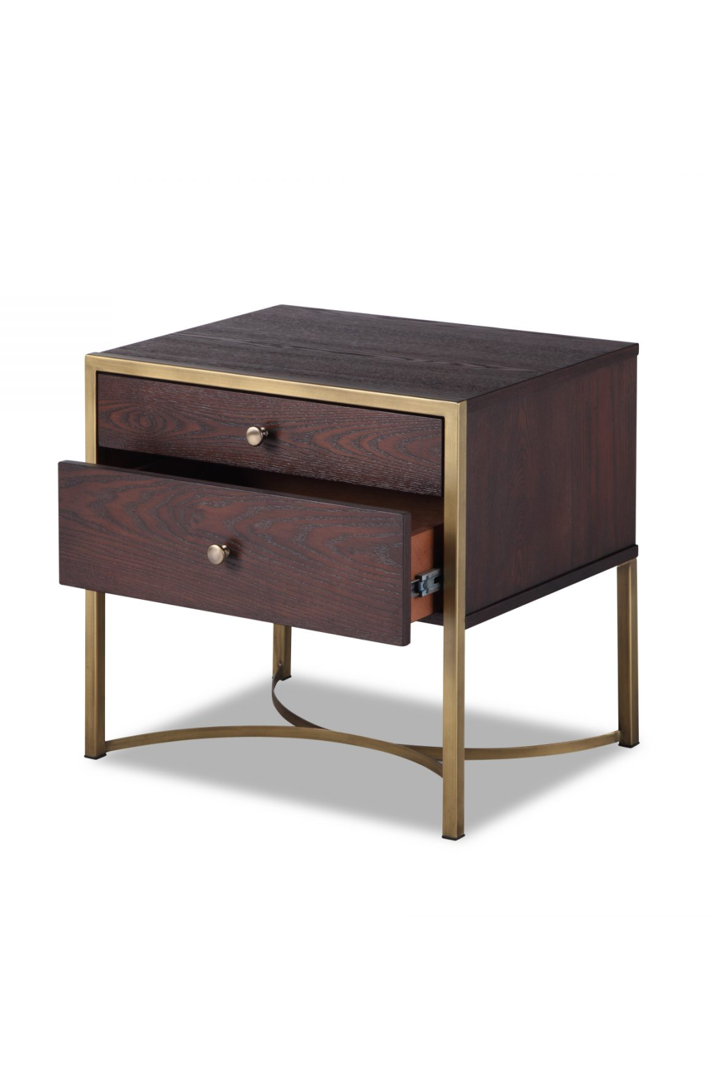 2-Drawer Brown Bedside Table | Liang & Eimil Rivoli