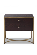 2-Drawer Brown Bedside Table | Liang & Eimil Rivoli