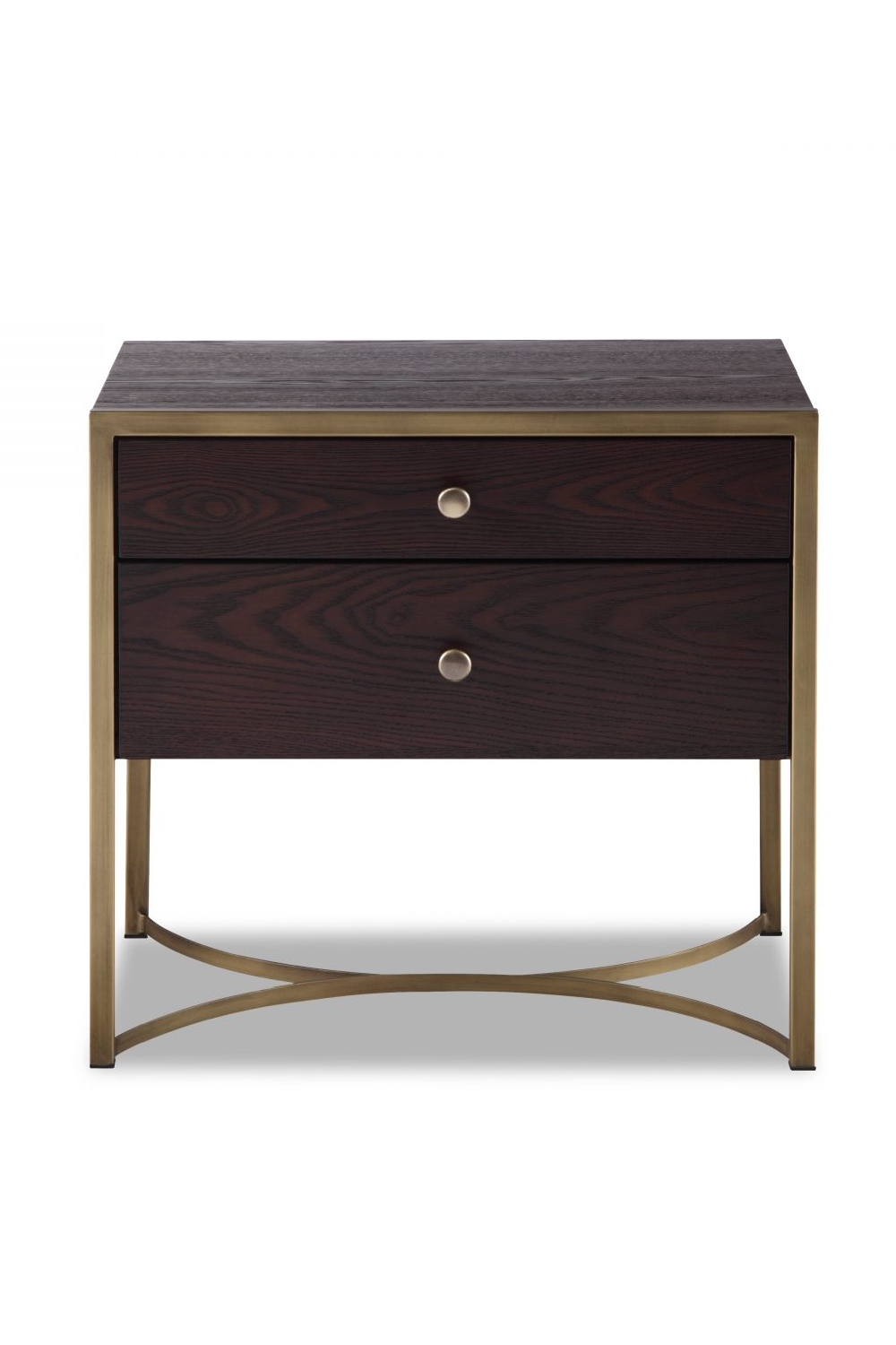 2-Drawer Brown Bedside Table | Liang & Eimil Rivoli