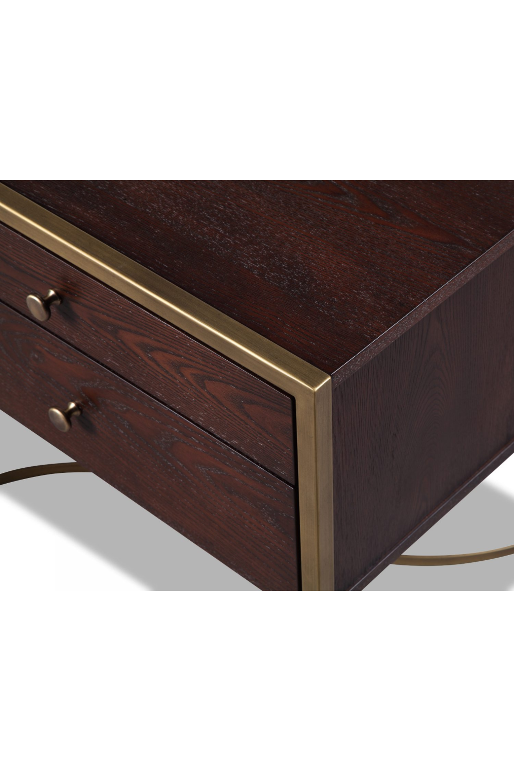 2-Drawer Brown Bedside Table | Liang & Eimil Rivoli