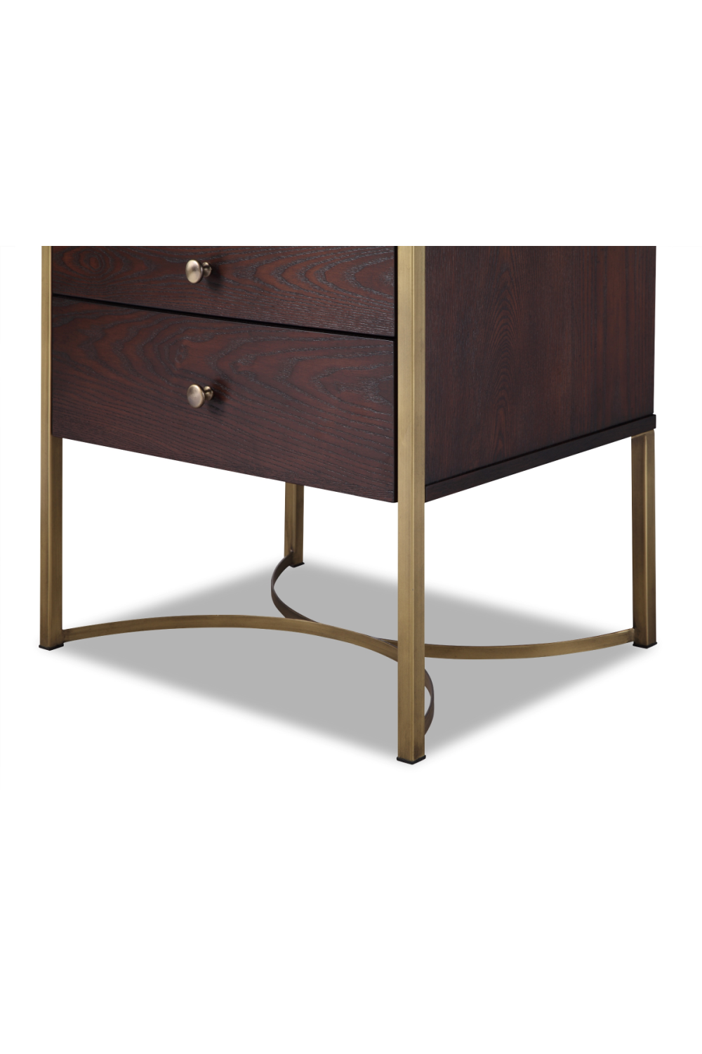 2-Drawer Brown Bedside Table | Liang & Eimil Rivoli
