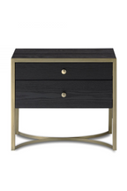 2-Drawer Brass Bedside Table | Liang & Eimil Rivoli