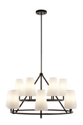 12 Conincal Shades Chandelier | Liang & Eimil Gildan