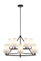 12 Conincal Shades Chandelier | Liang & Eimil Gildan