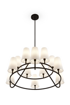 12 Conincal Shades Chandelier | Liang & Eimil Gildan