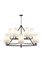 12 Conincal Shades Chandelier | Liang & Eimil Gildan