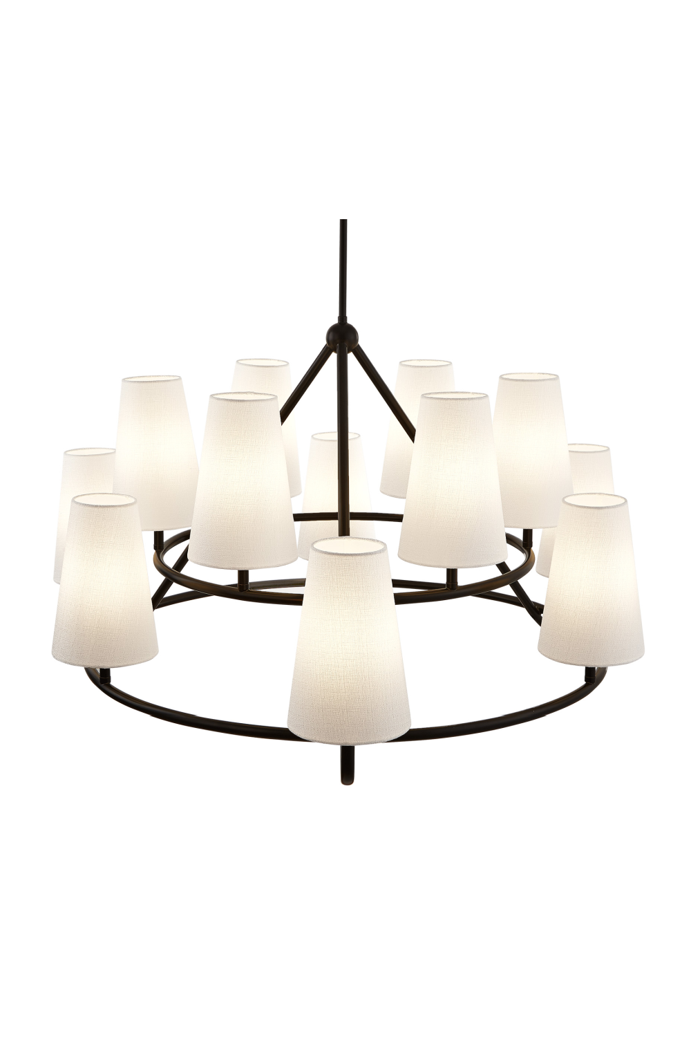 12 Conincal Shades Chandelier | Liang & Eimil Gildan