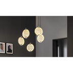 5-Round Glass Hanging Lamp | Masiero Horo