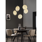 5-Round Glass Hanging Lamp | Masiero Horo