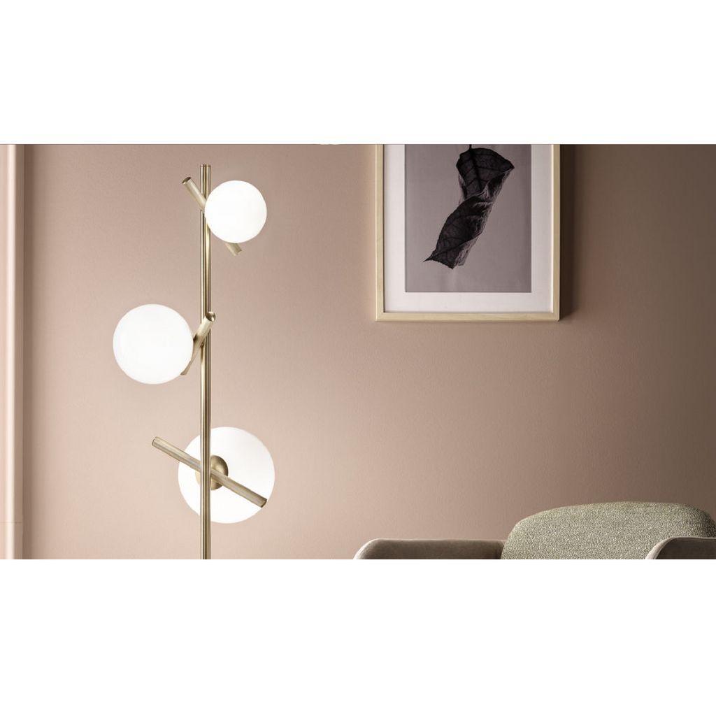 3-Glass Orbs Table Lamp | Masiero Posy
