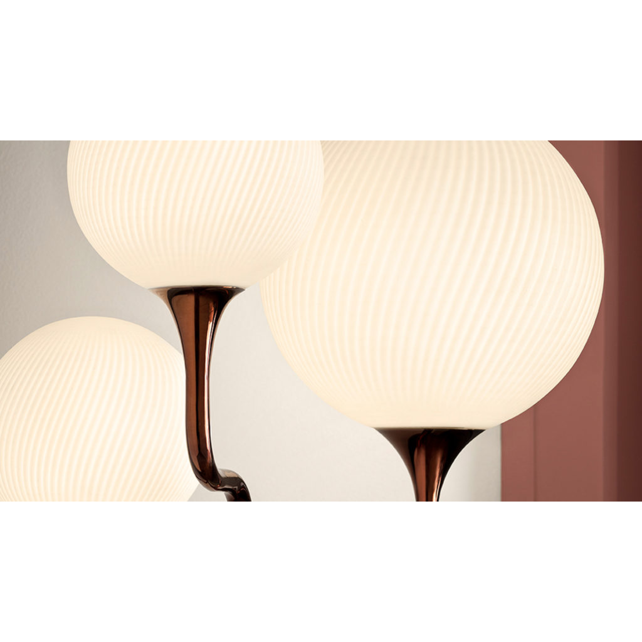 3-Glass Spheres Floor Lamp | Masiero Tee