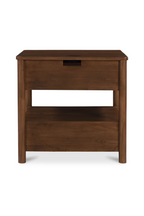 2-Drawer Wooden Charging Nightstand | Novi Living Lottie