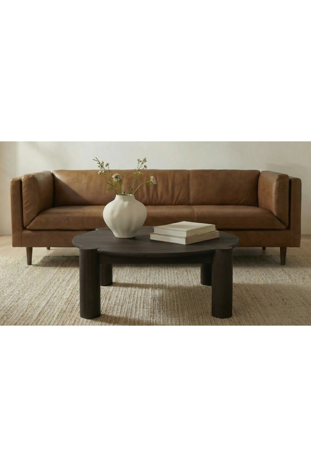 3-Legged Solid Oak Coffee Table | Novi Living Jack