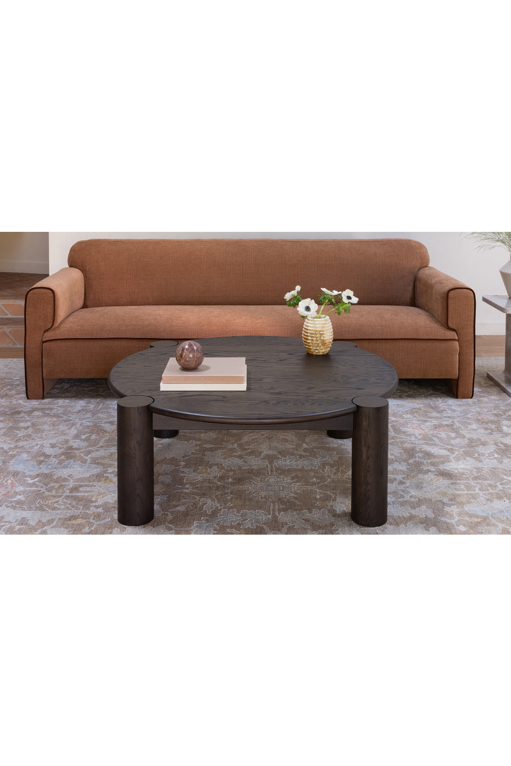 3-Legged Solid Oak Coffee Table | Novi Living Jack