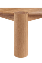 3-Legged Solid Oak Coffee Table | Novi Living Jack