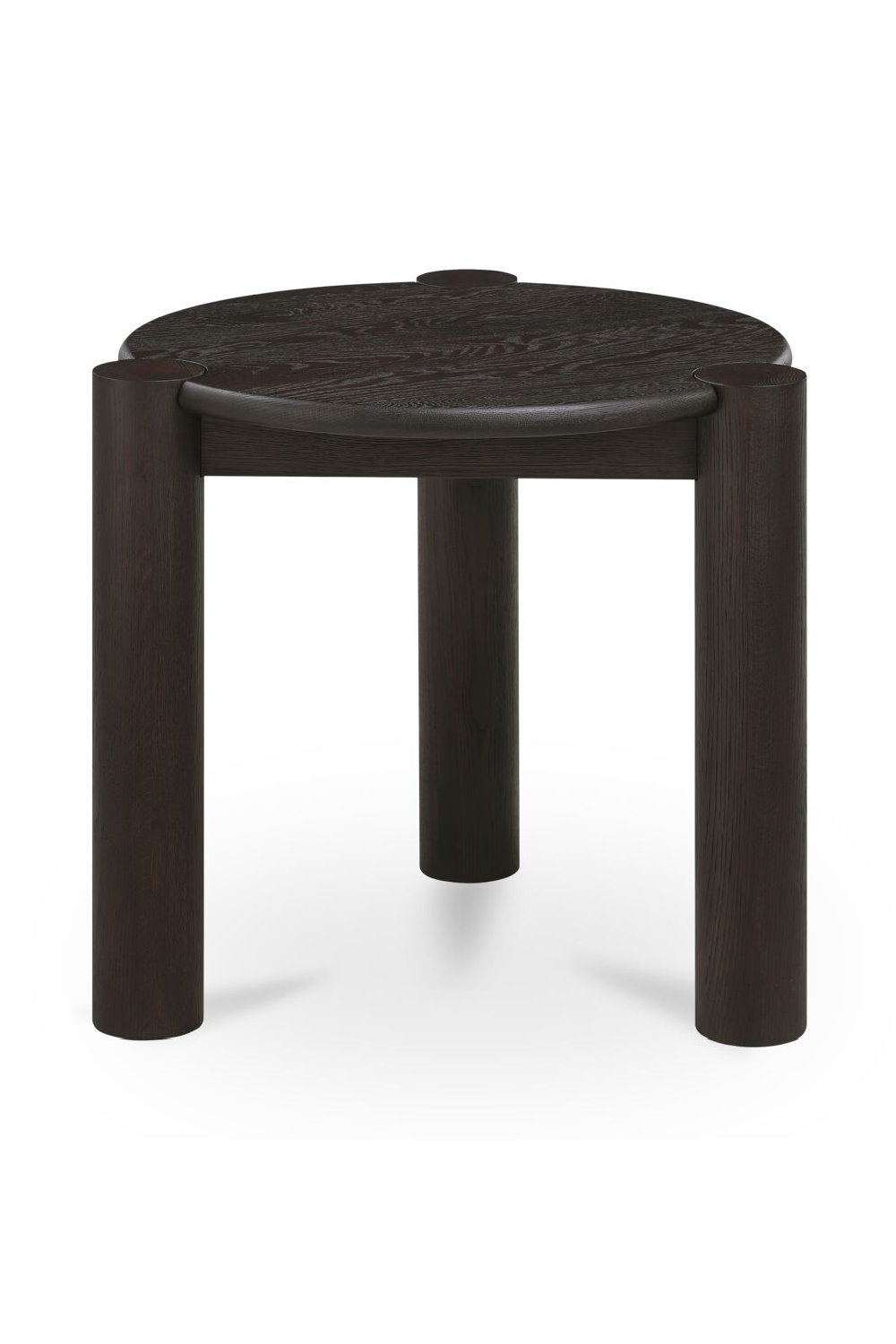 3-Legged Solid Oak Side Table | Novi Living Jack