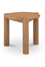 3-Legged Solid Oak Side Table | Novi Living Jack