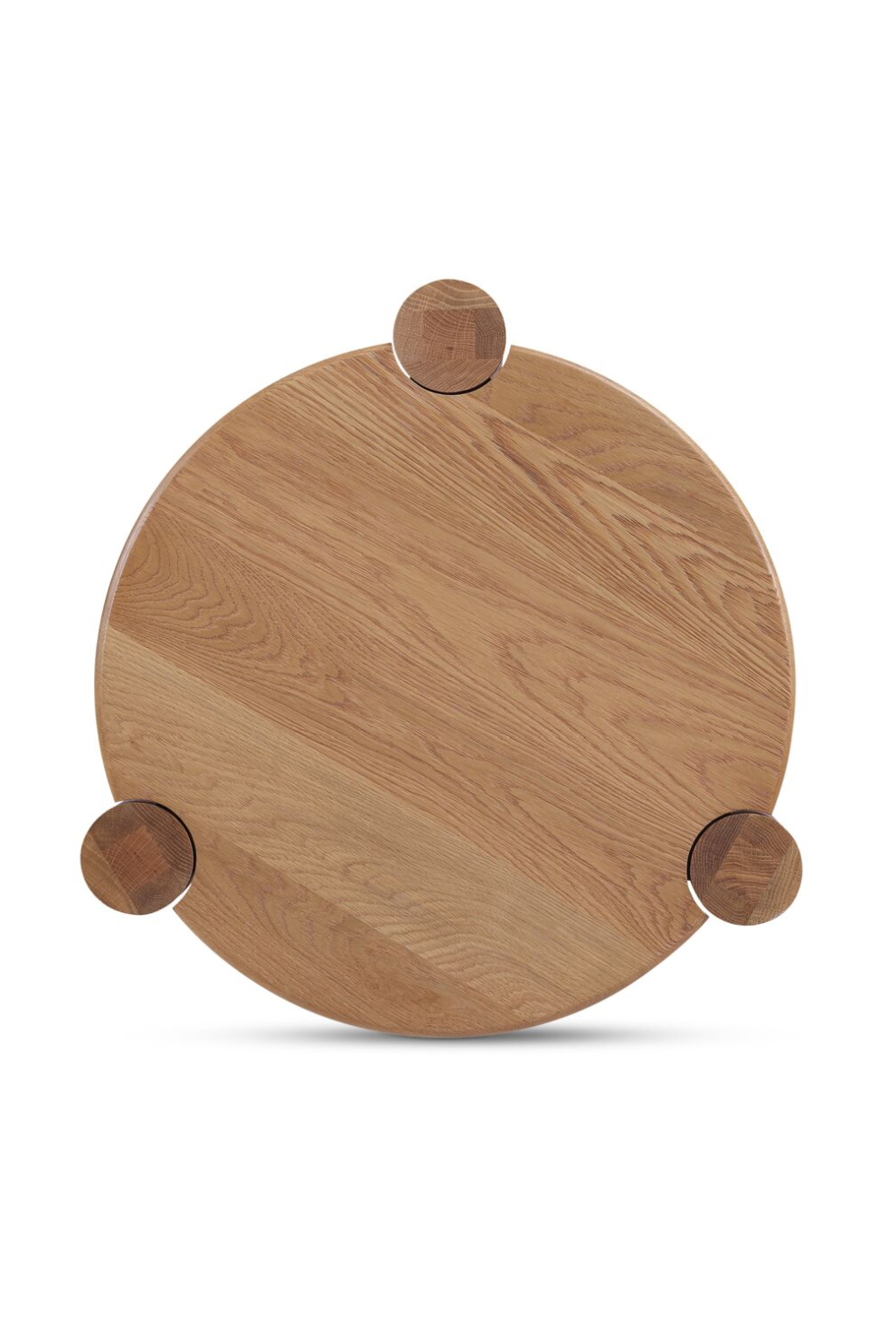 3-Legged Solid Oak Side Table | Novi Living Jack