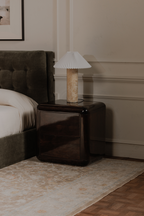 2-Drawer Brown Acacia Nightstand | Novi Living Rory