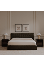 2-Drawer Brown Acacia Nightstand | Novi Living Rory