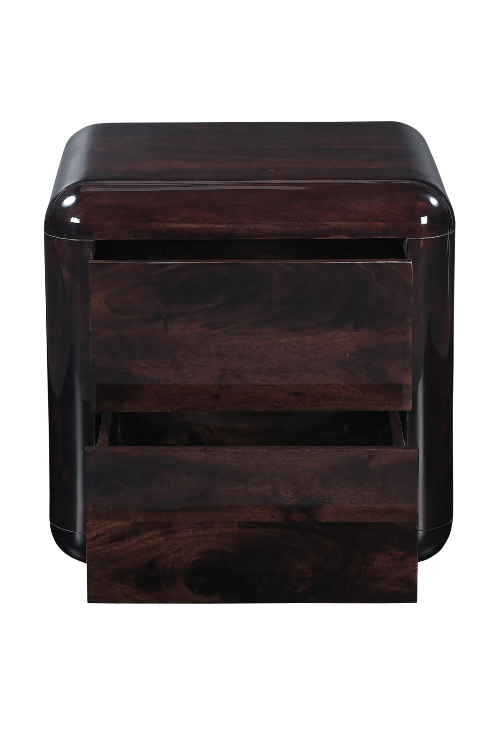 2-Drawer Brown Acacia Nightstand | Novi Living Rory