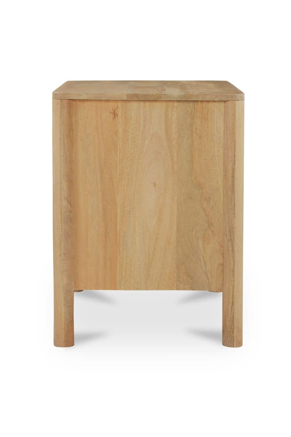 2-Drawer Mango Wood Nightstand | Novi Living Fulton