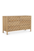 6-Drawer Mango Wood Dresser | Novi Living Fulton