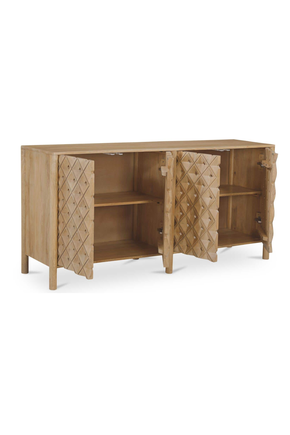 4-Door Mango Wood Sideboard | Novi Living Fulton