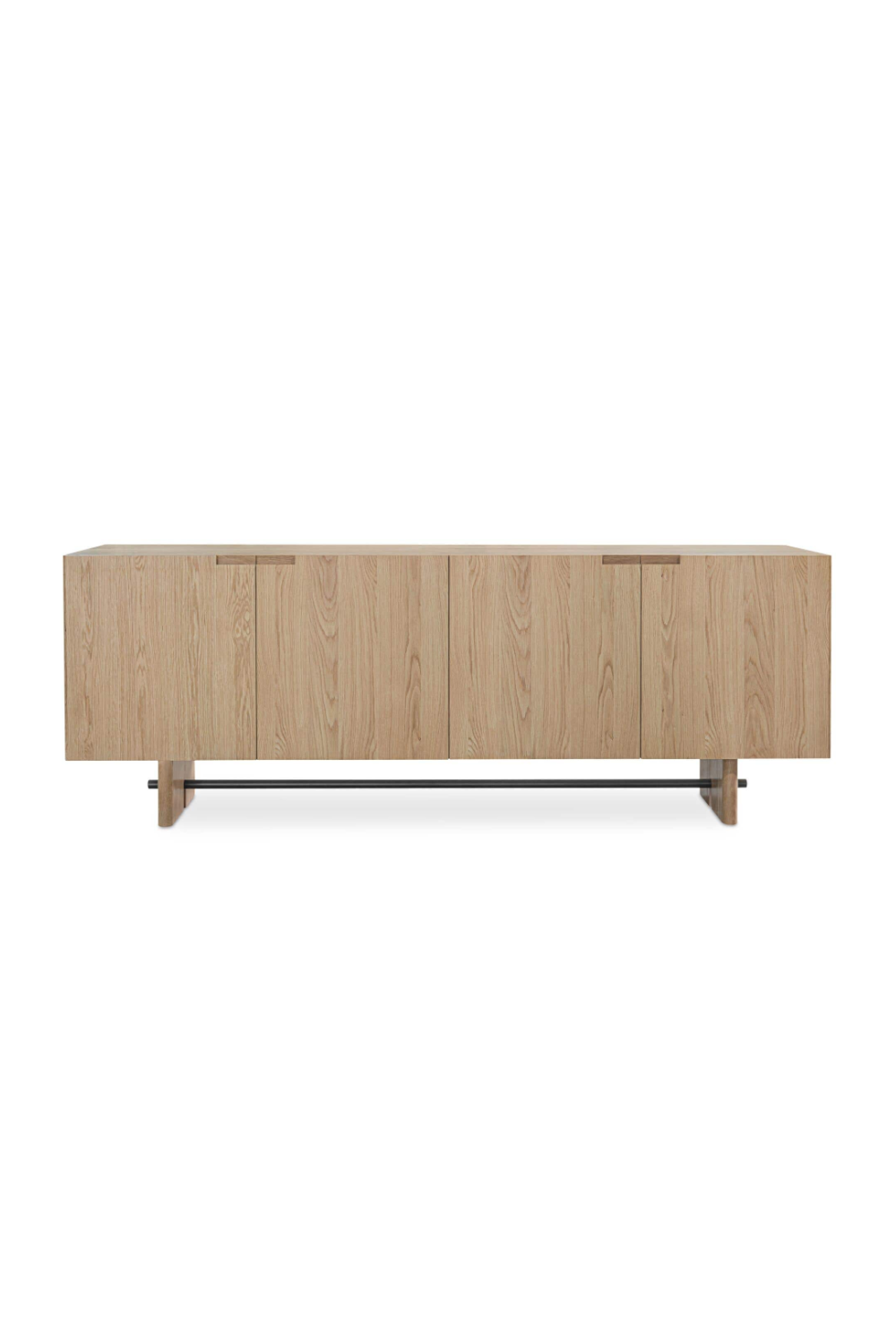 4-Door Natural Oak Sideboard | Novi Living Madison