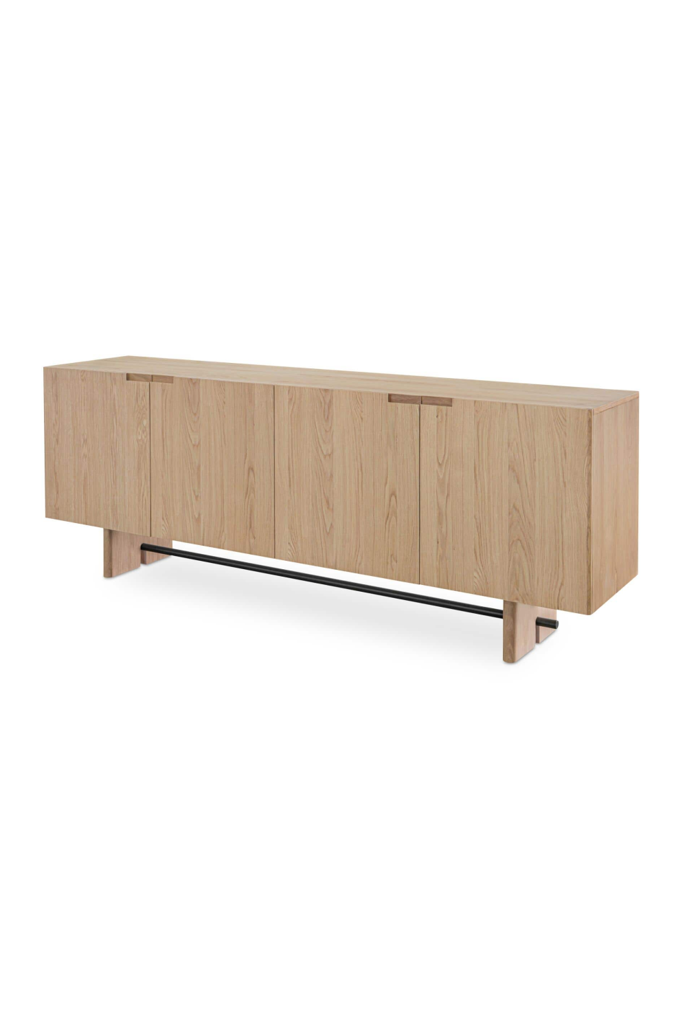 4-Door Natural Oak Sideboard | Novi Living Madison