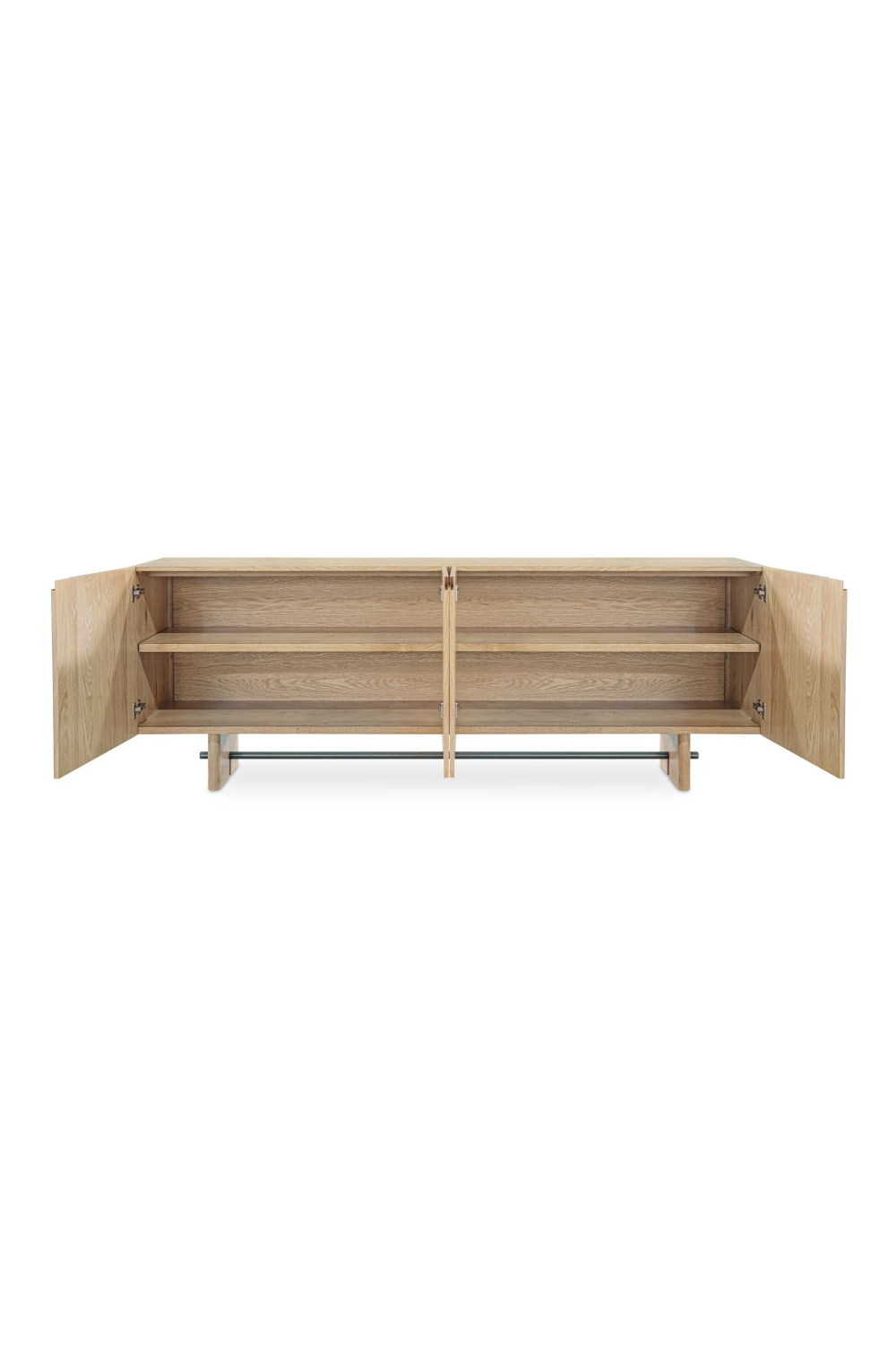 4-Door Natural Oak Sideboard | Novi Living Madison
